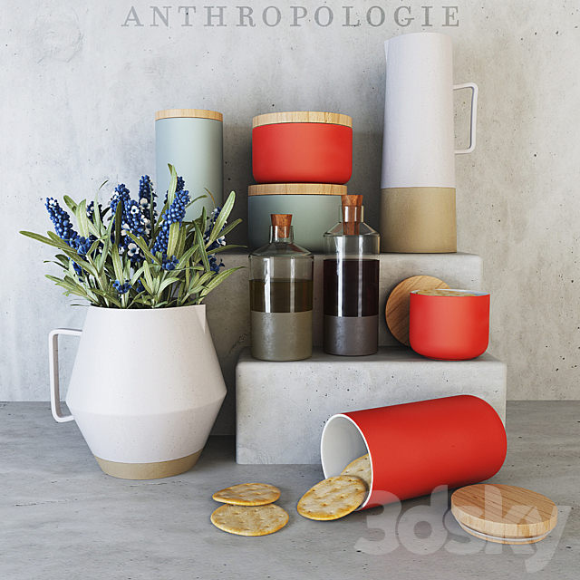 Anthropologie Kitchen Set 3DSMax File - thumbnail 1