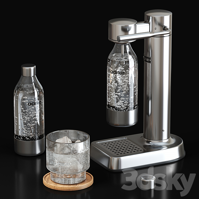 Apparatus for carbonating water AARKE CARBONATOR II 3DSMax File - thumbnail 2