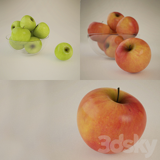 Apples 3DSMax File - thumbnail 1