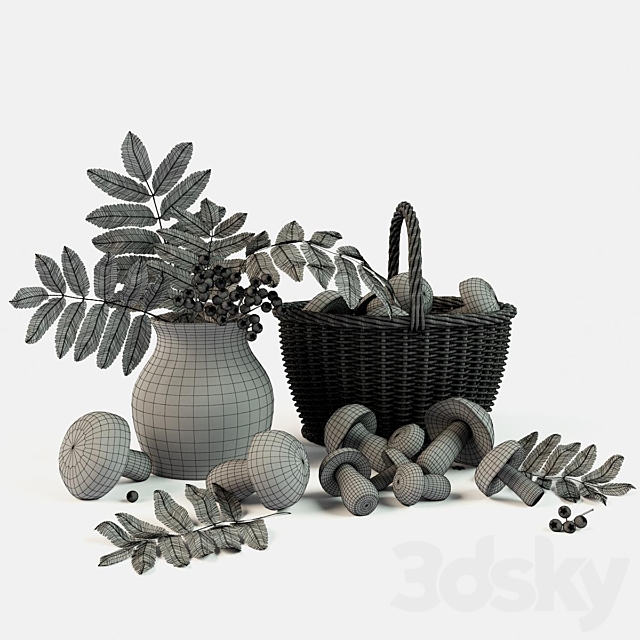 Autumn Still Life 3DS Max Model - thumbnail 2