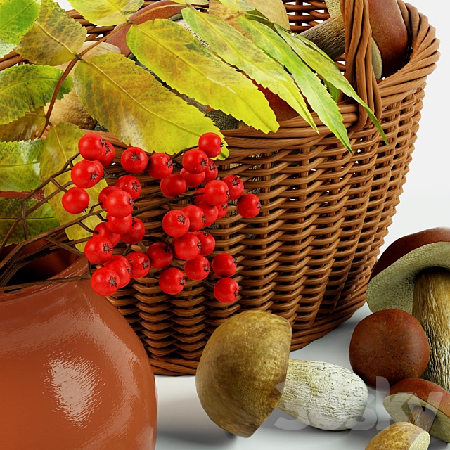 Autumn Still Life 3DS Max Model - thumbnail 3