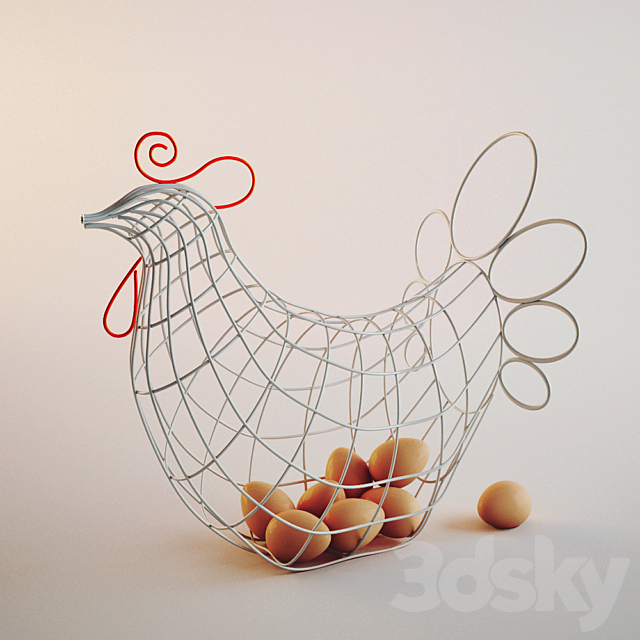 Basket for products 3DSMax File - thumbnail 1