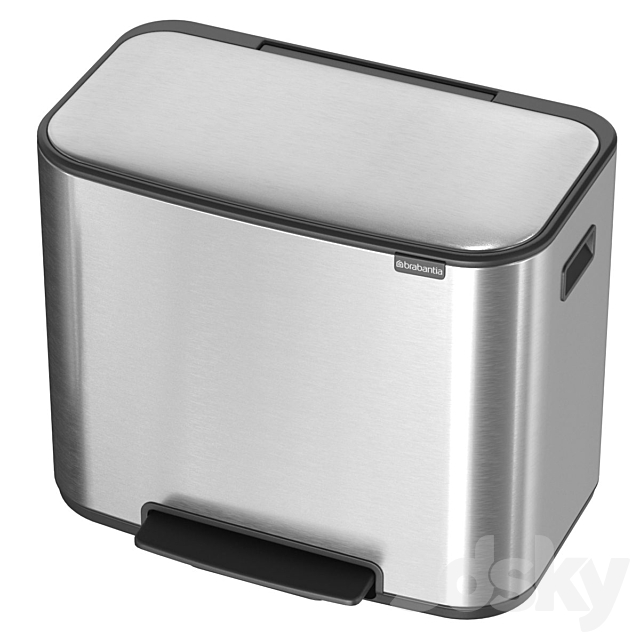 BRABANTIA BO BINS (Trash cans) 3DS Max Model - thumbnail 5