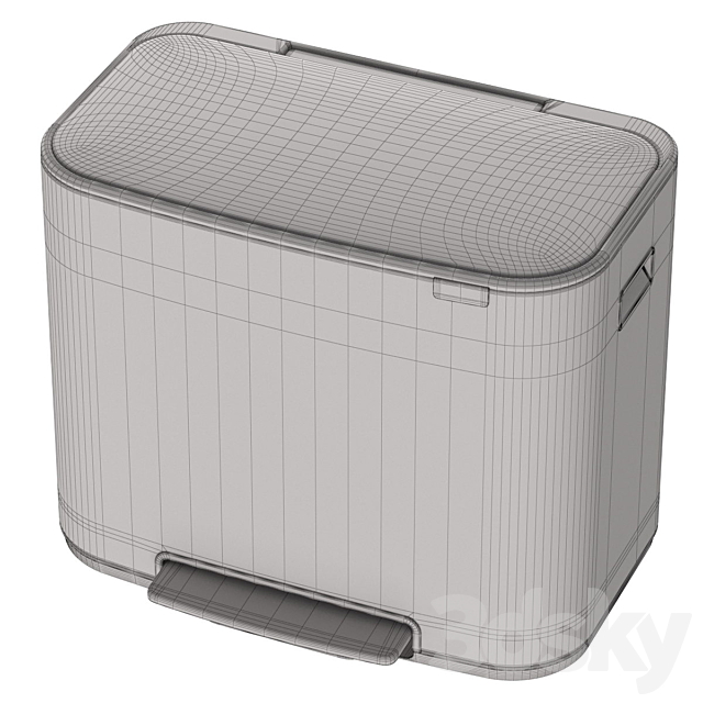 BRABANTIA BO BINS (Trash cans) 3DS Max Model - thumbnail 7