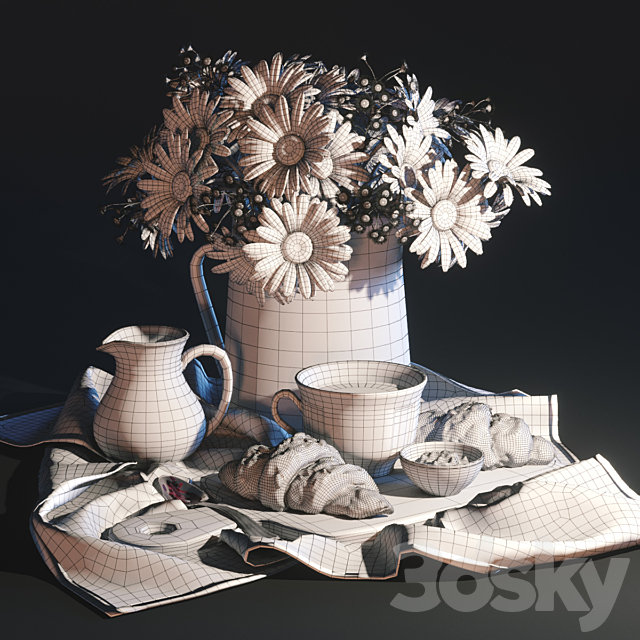 Chamomile 3DS Max Model - thumbnail 3