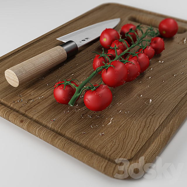 cherry tomato 3DS Max Model - thumbnail 2