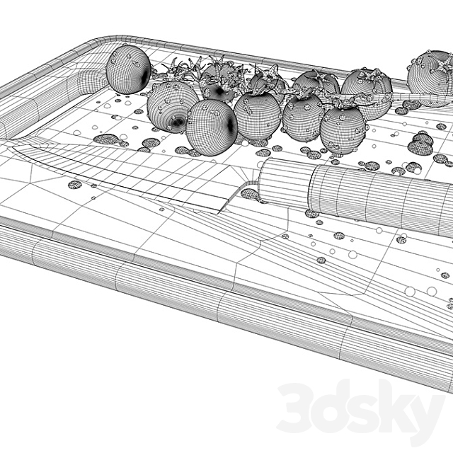 cherry tomato 3DS Max Model - thumbnail 3