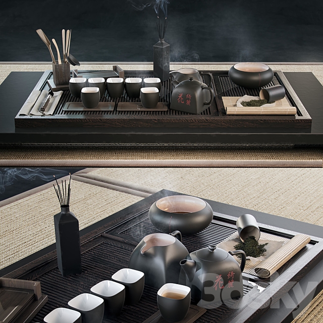 chinese set 3DSMax File - thumbnail 1