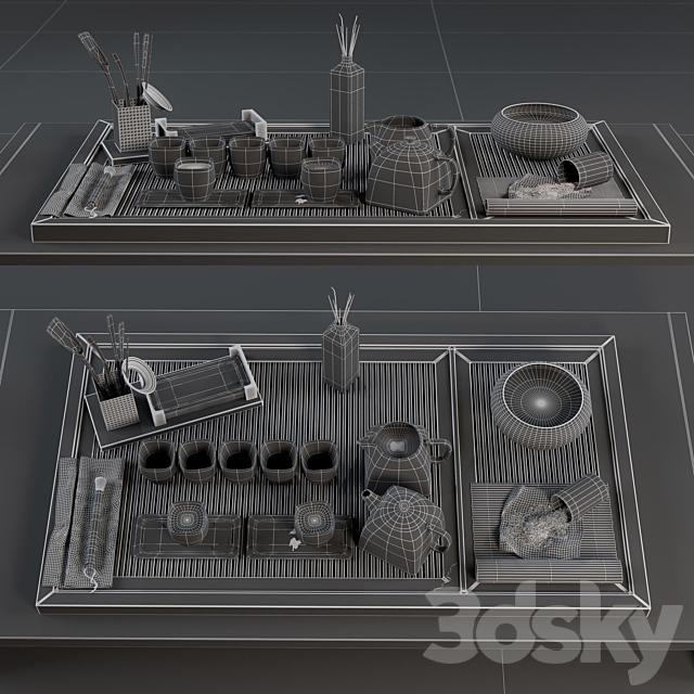 chinese set 3DSMax File - thumbnail 3