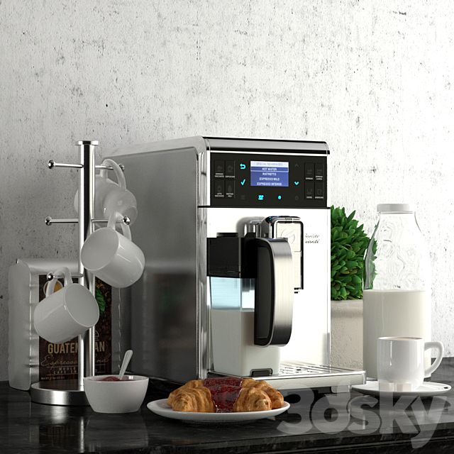 coffee set ?2 3DSMax File - thumbnail 2