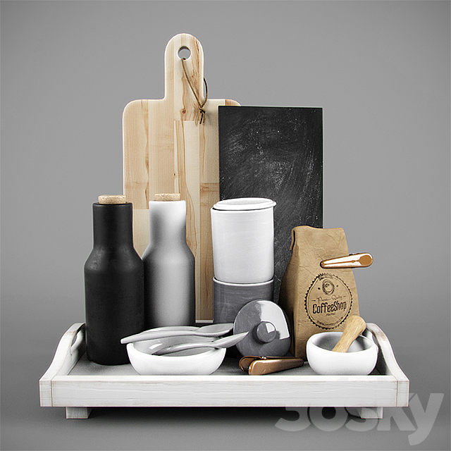 Decor for kitchens 3DSMax File - thumbnail 1