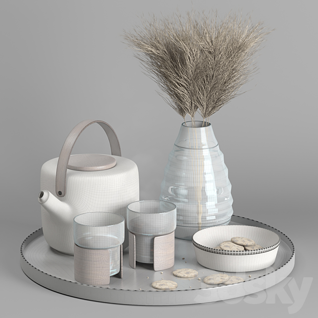 decorative set 02 3ds Max - thumbnail 2