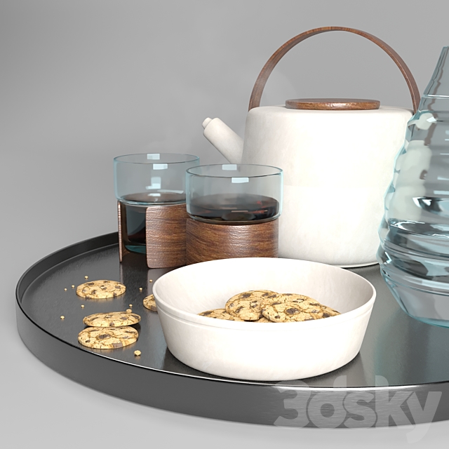 decorative set 02 3ds Max - thumbnail 3