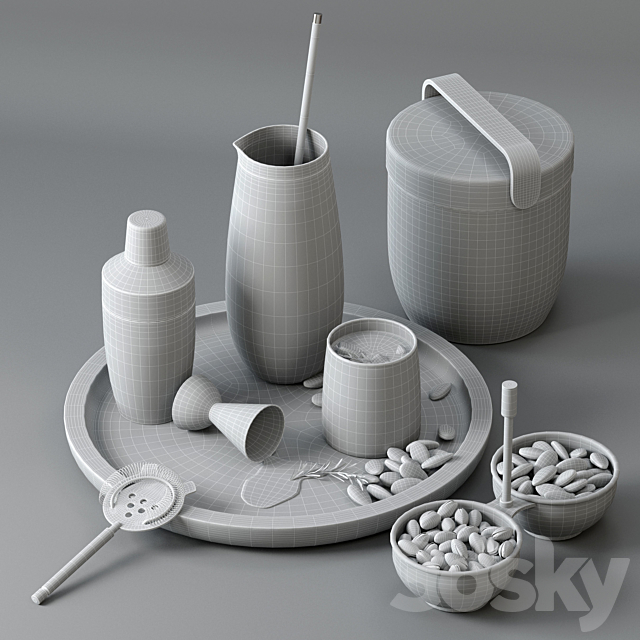 Decorative set 028 3DSMax File - thumbnail 5