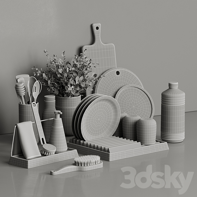 Decorative set 040 3DSMax File - thumbnail 7