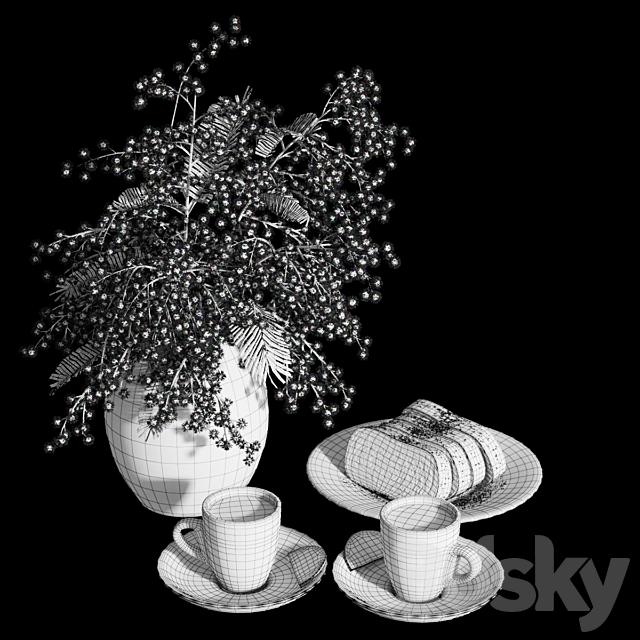 Decorative set 3DSMax File - thumbnail 3