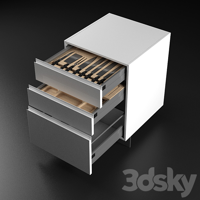 Drawer Kitchen_01_ 3DSMax File - thumbnail 1