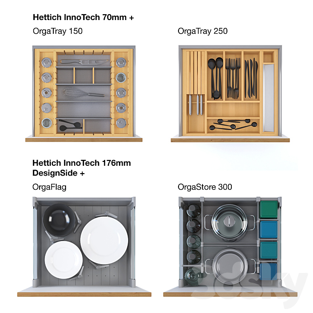 Drawers and their filling 3DSMax File - thumbnail 2