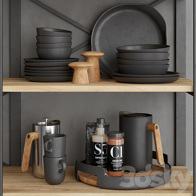 EvaSolo Pantry 3DS Max Model - thumbnail 5