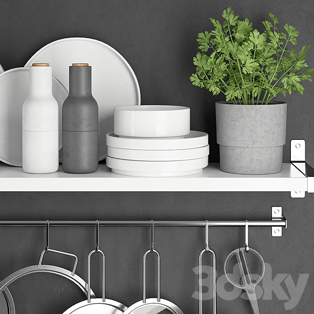 EvaTrio Kitchen Set 3DSMax File - thumbnail 2