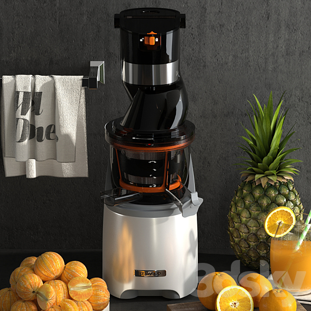 fruit juicer 3ds Max - thumbnail 2