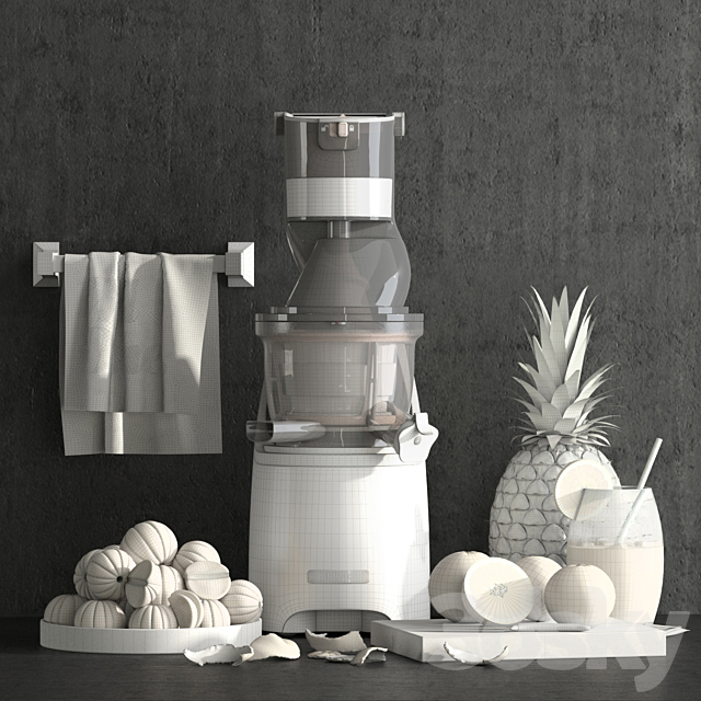 fruit juicer 3ds Max - thumbnail 3