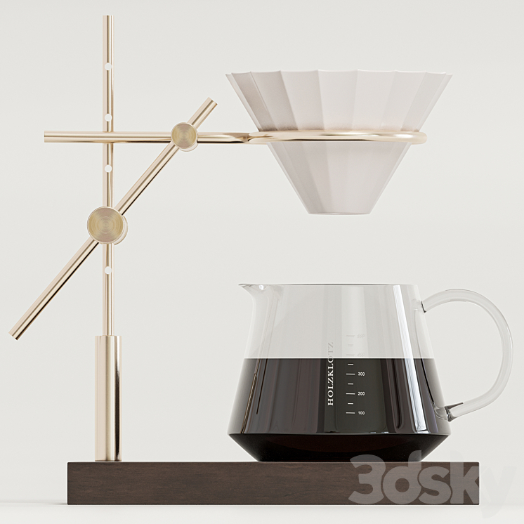 HOLZKLOTZ COFFEE DRIPPER 3DS Max Model - thumbnail 2