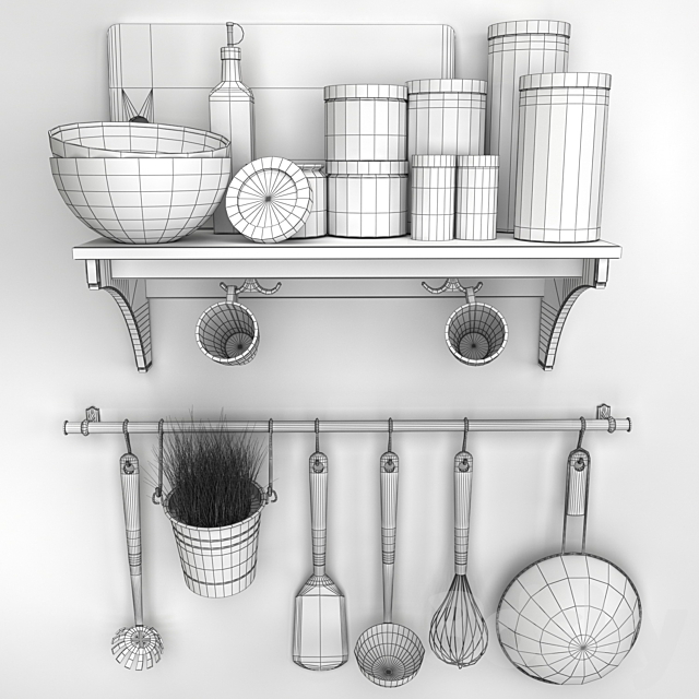 IKEA Kitchen Accessories 3DSMax File - thumbnail 3