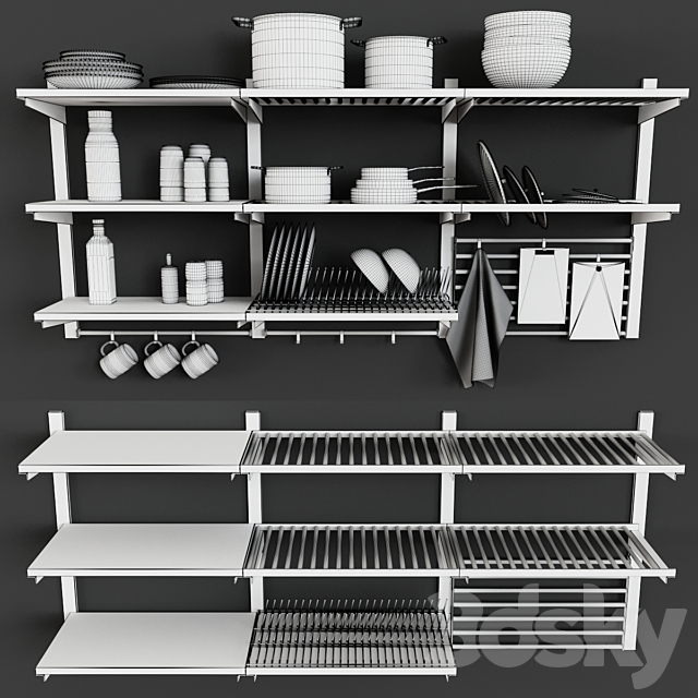 Ikea Kungsfors 3ds Max - thumbnail 3