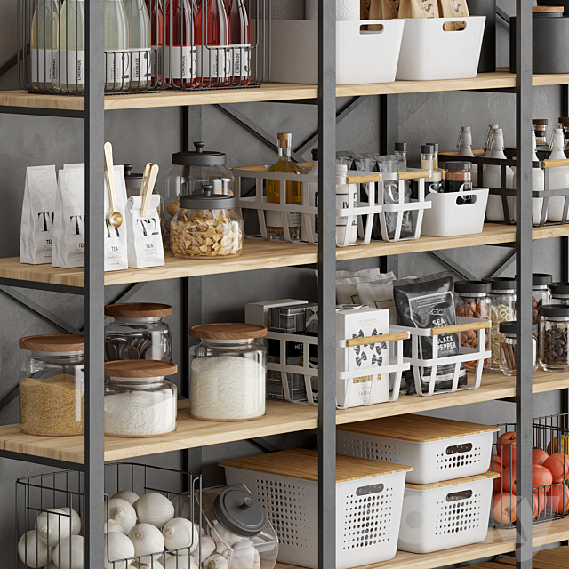 Industrial pantry 3DS Max Model - thumbnail 2