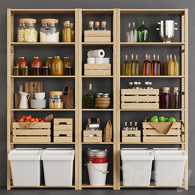 Ivar Kraft & Crate Pantry 3DSMax File - thumbnail 1