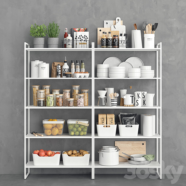 Jonaksel Pantry 3DS Max - thumbnail 1