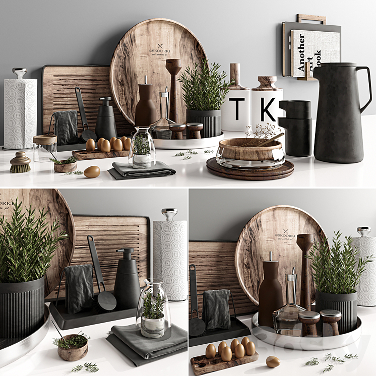 kitchen accessories 009 3DS Max - thumbnail 1