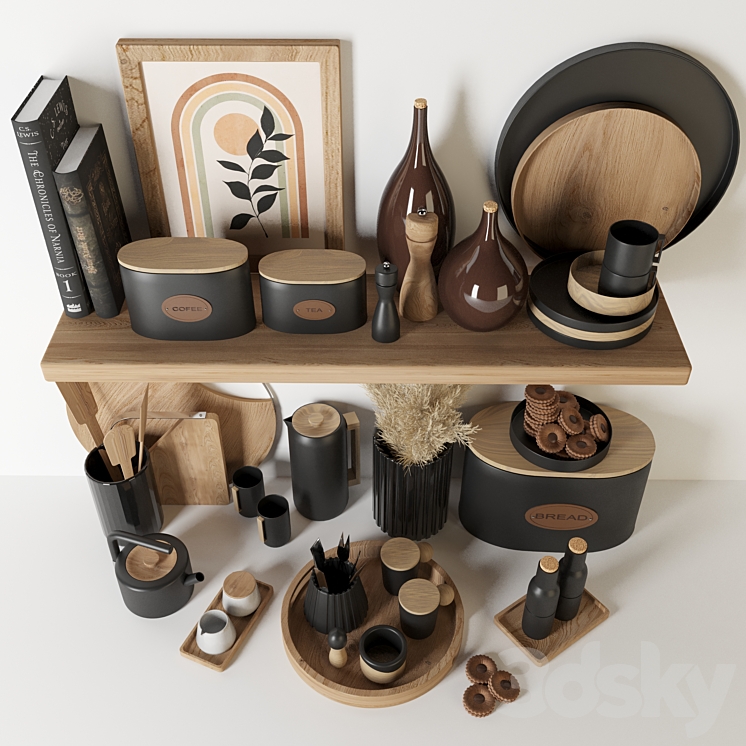 kitchen accessories 01 3DS Max - thumbnail 2