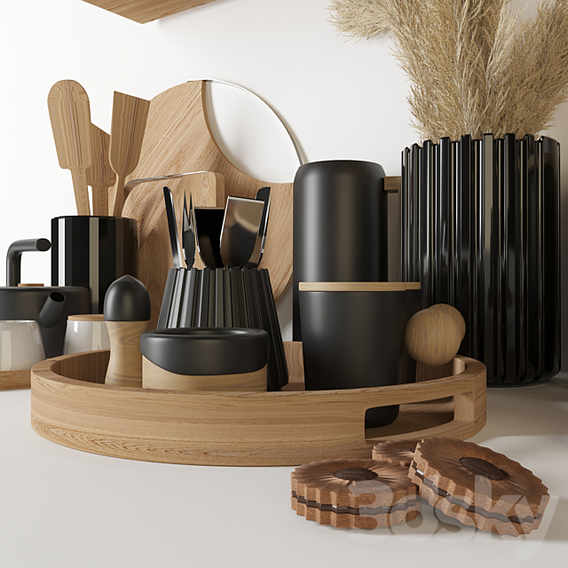 kitchen accessories 01 3DSMax File - thumbnail 3