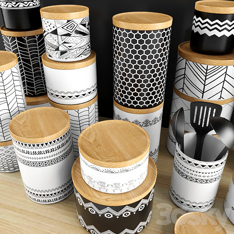 kitchen accessories 03 3DS Max - thumbnail 2