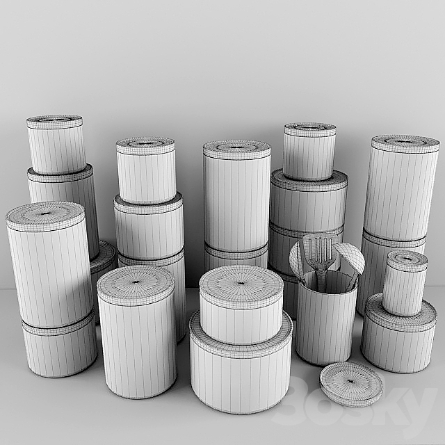 kitchen accessories 03 3DSMax File - thumbnail 3