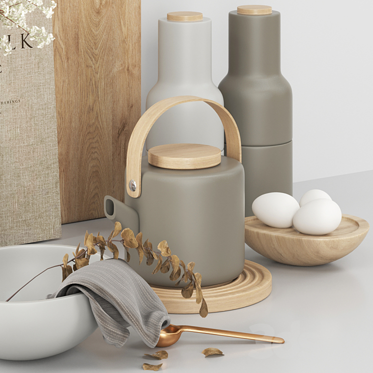 Kitchen-Accessories-05 3DS Max Model - thumbnail 2