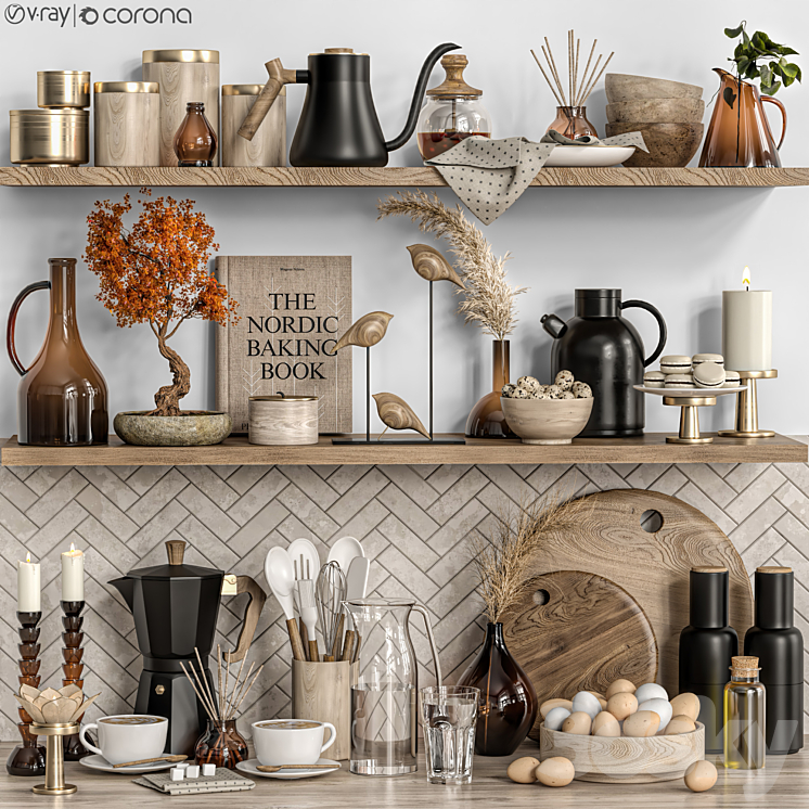 kitchen accessories 06 3DS Max - thumbnail 1