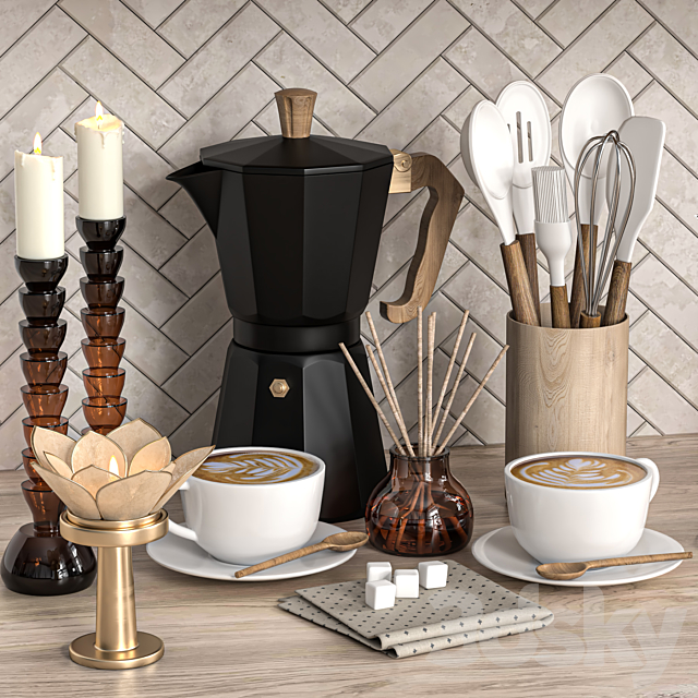 kitchen accessories 06 3DSMax File - thumbnail 2