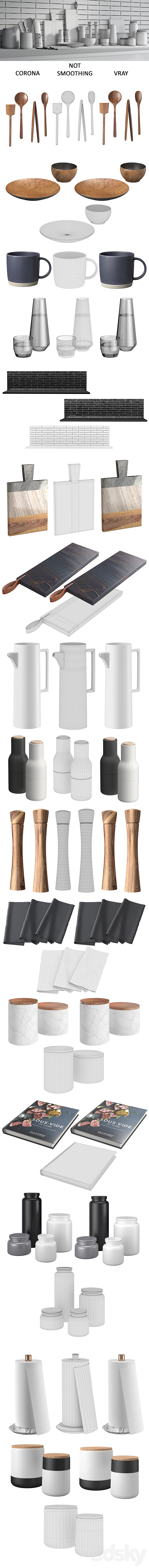 Kitchen Accessories 1 3DSMax File - thumbnail 3