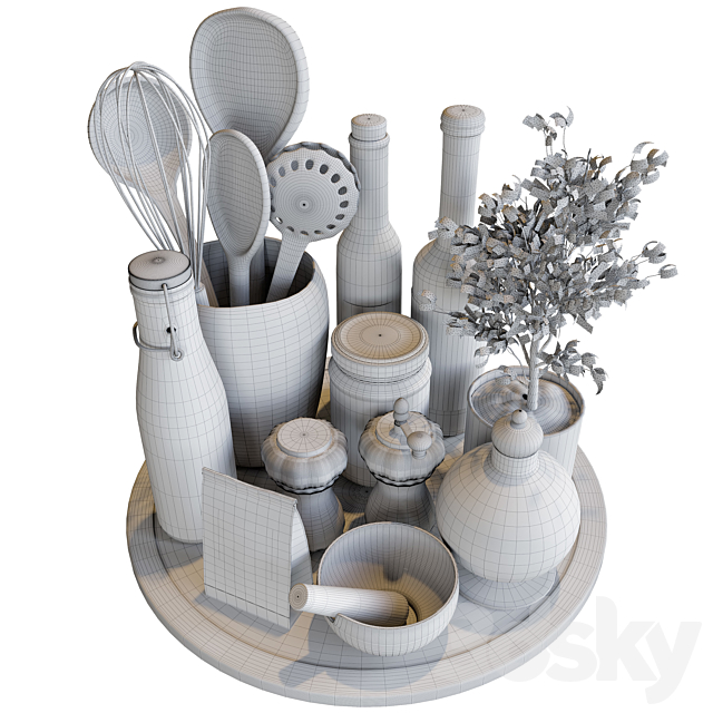 kitchen accessories 11 3DSMax File - thumbnail 4