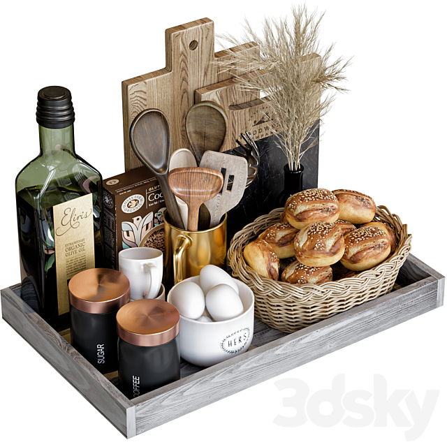 kitchen accessories 12 3DSMax File - thumbnail 2