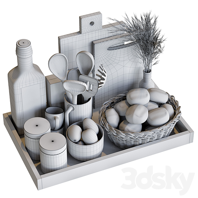 kitchen accessories 12 3DSMax File - thumbnail 4