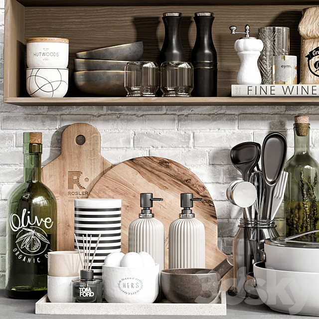 Kitchen Accessories 20 3DSMax File - thumbnail 4