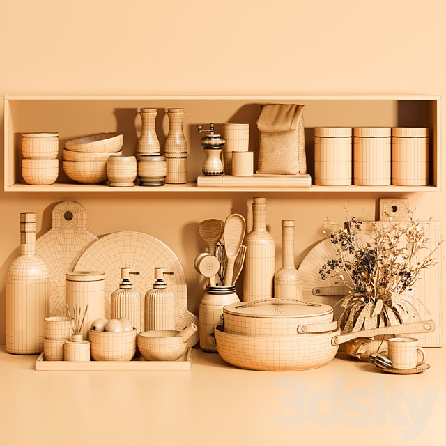 Kitchen Accessories 20 3DSMax File - thumbnail 6