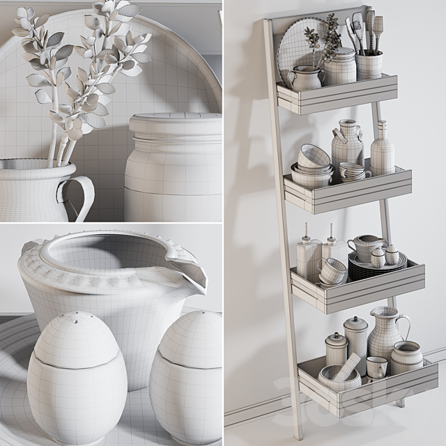 Kitchen Accessories 23 3DS Max Model - thumbnail 3