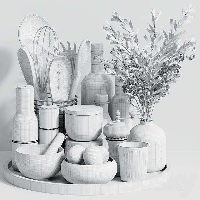 Kitchen Accessories 26 3DS Max Model - thumbnail 5