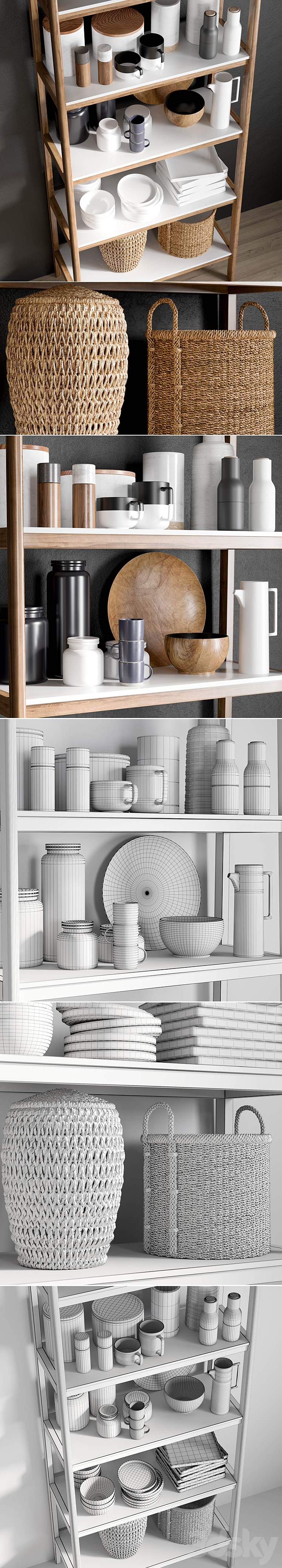 Kitchen Accessories 3 3DS Max - thumbnail 2