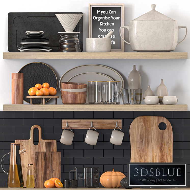 kitchen accessories 3DS Max - thumbnail 3